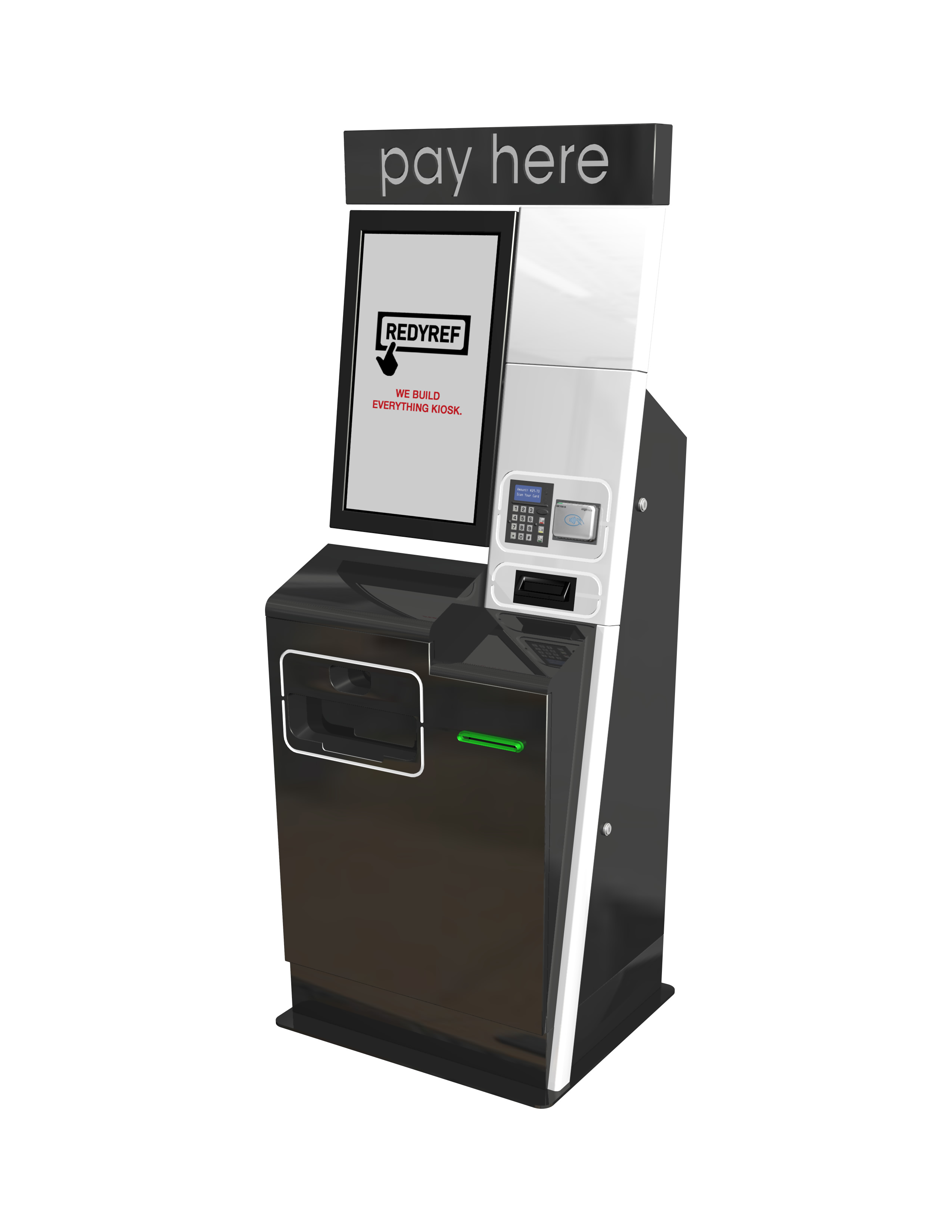 self-pay self-order kiosk.