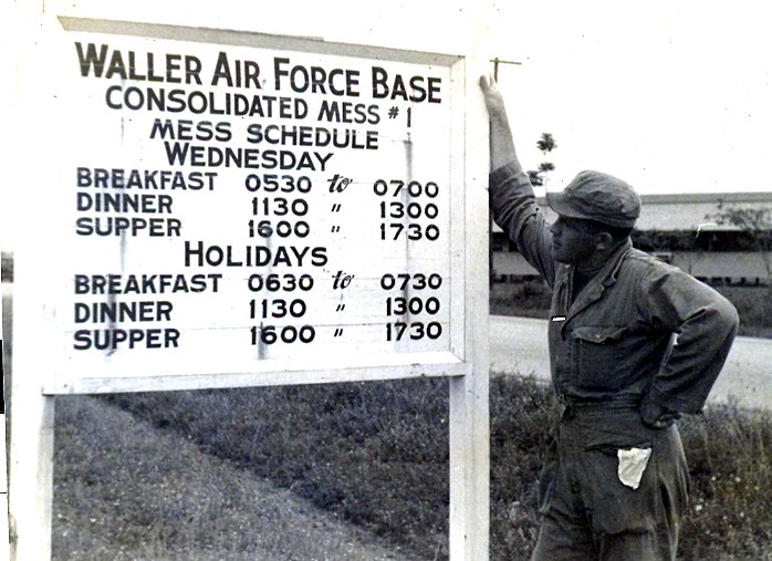 50s military base mess hall sign