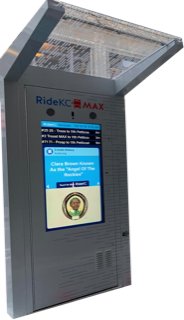 REDYREF Smart City Digital Bus Shelter Kiosk
