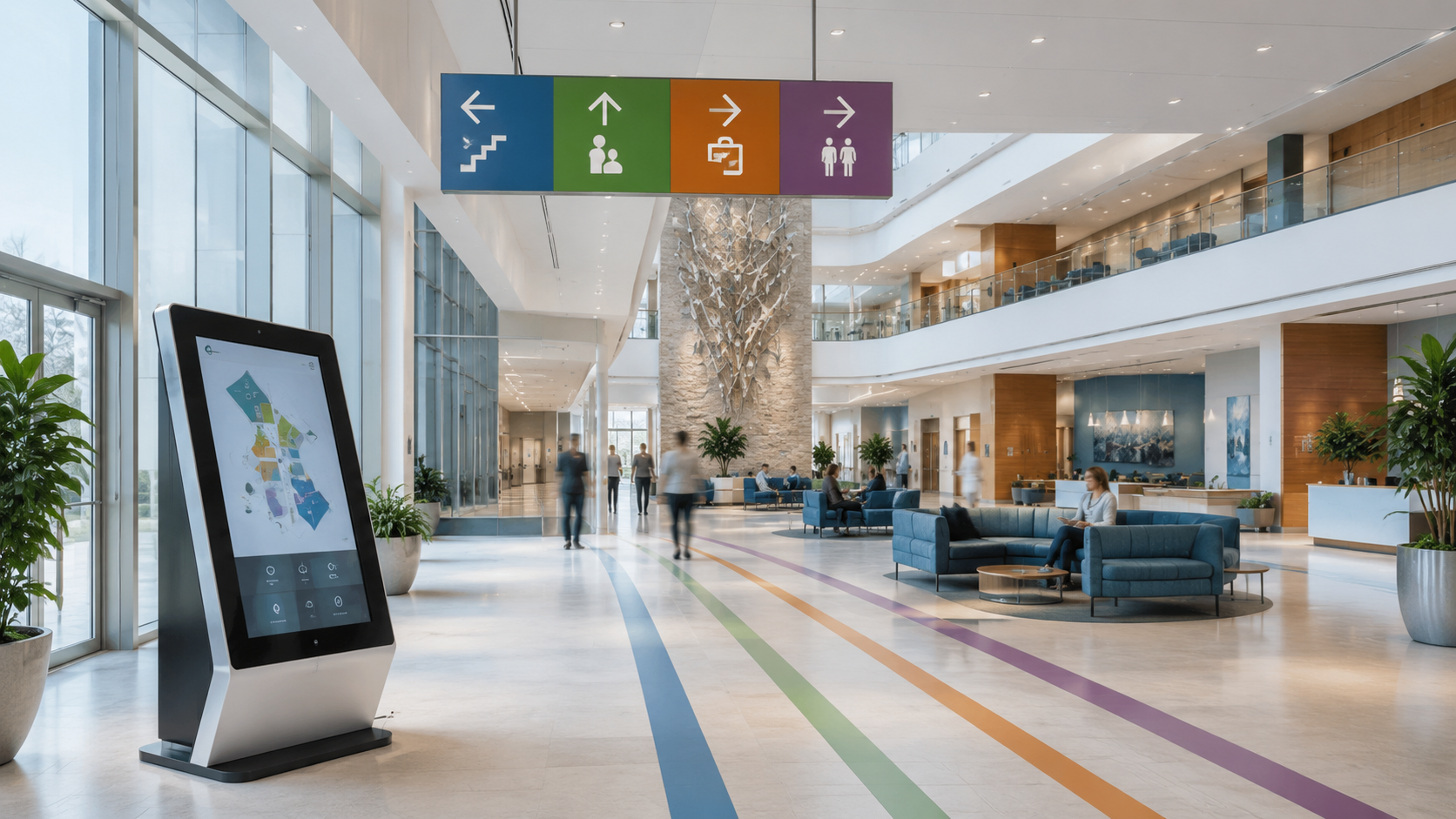 wayfinding digital kiosk
