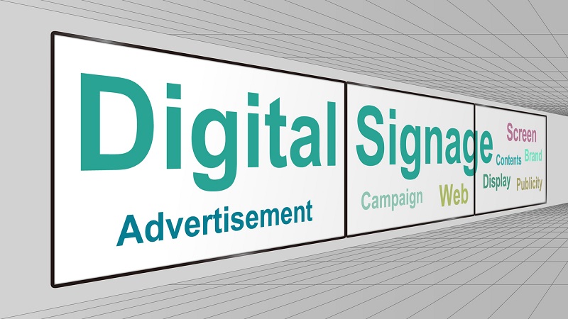 digital signage examples.