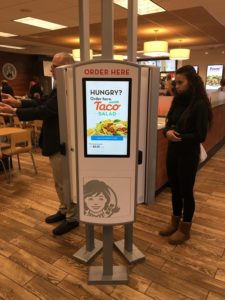 wendy's self-ordering kiosk