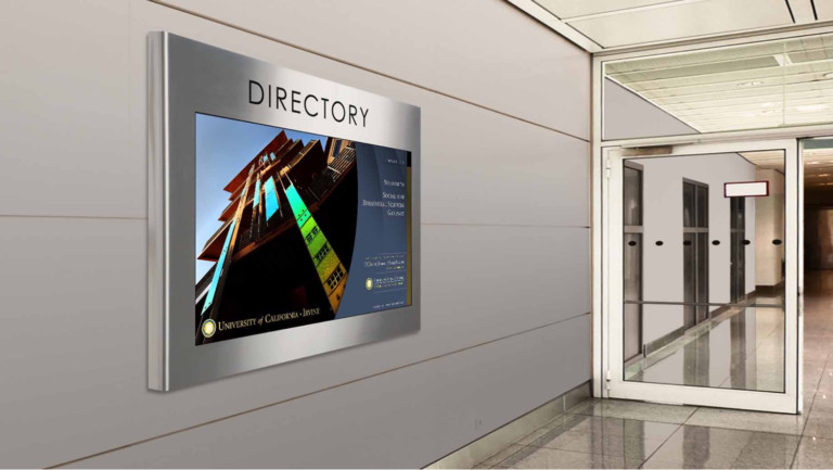 digital directory building kiosk