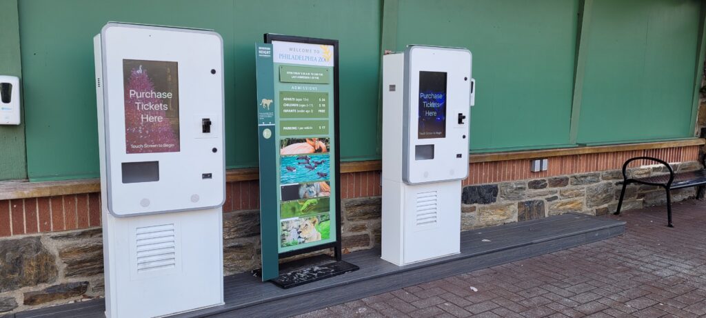 ticketing kiosks for nature conservatory
