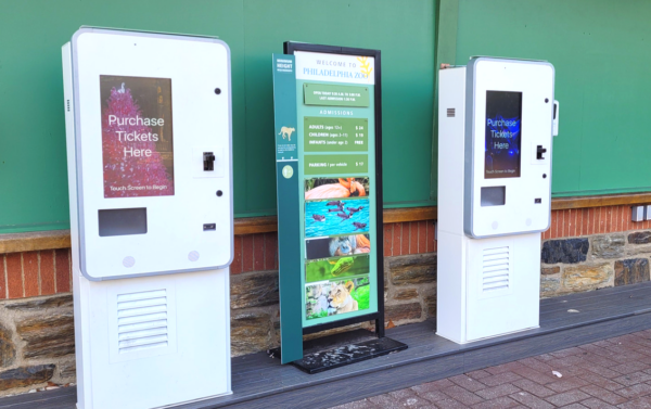 outdoor ticketing kiosks for nature conservatory
