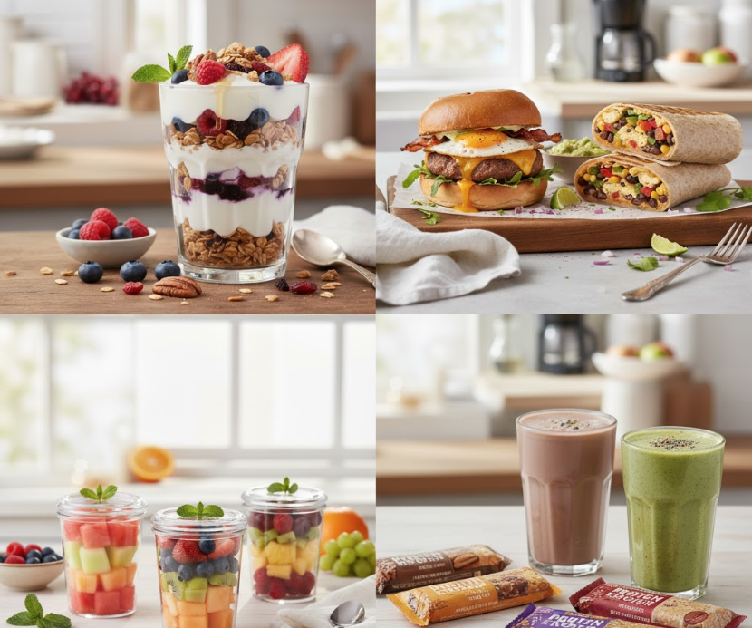 breakfast food options for fresh food vending