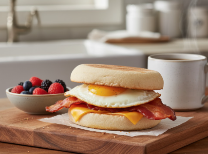 breakfast sandwich
