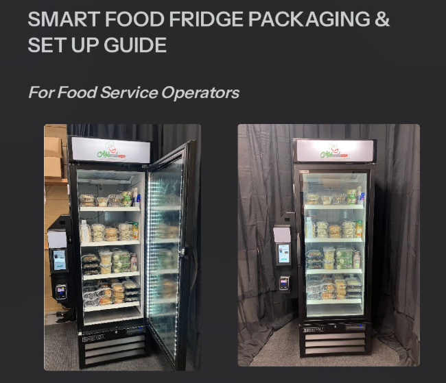 Food fridge set up guide